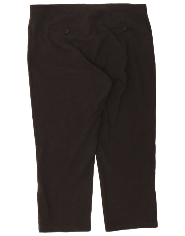Marks & Spencer Womens Autograph Casual Trousers UK 18 XL W40 L27 Black