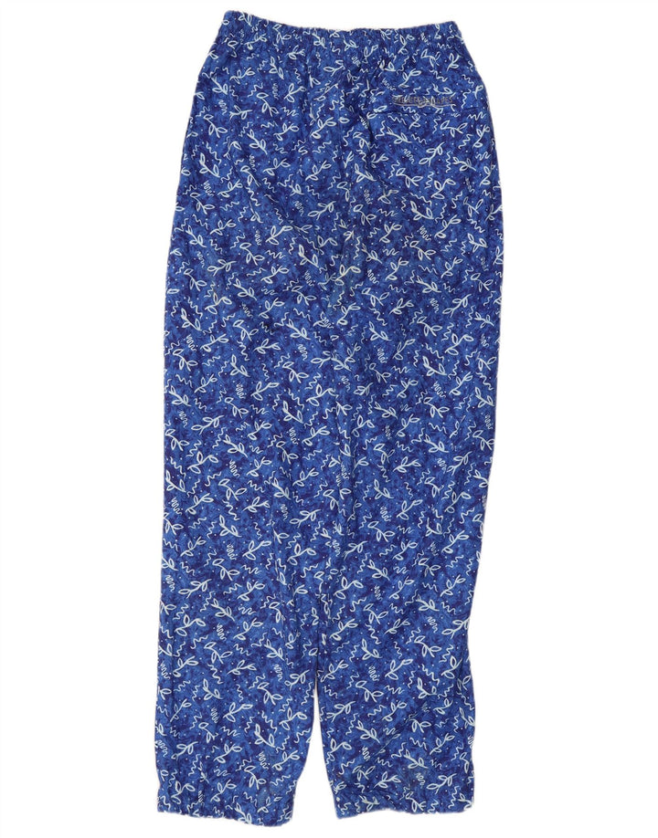 Great Escapes Mens Tracksuit Trousers Medium Blue Floral