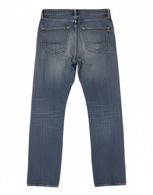 Hugo Boss Mens Straight Jeans W33 L32 Blue Cotton