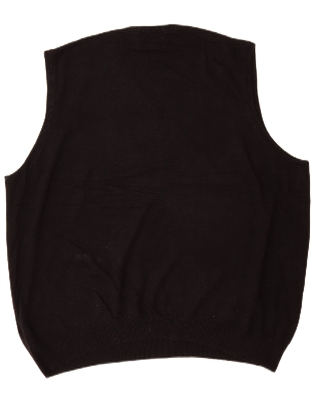 Marks & Spencer Mens Vest Tank Top XL Black Cotton