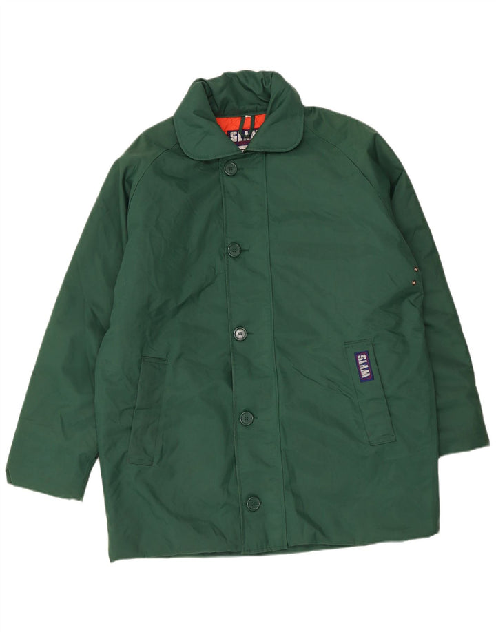 Slam Mens Padded Coat UK 38 Medium Green Nylon