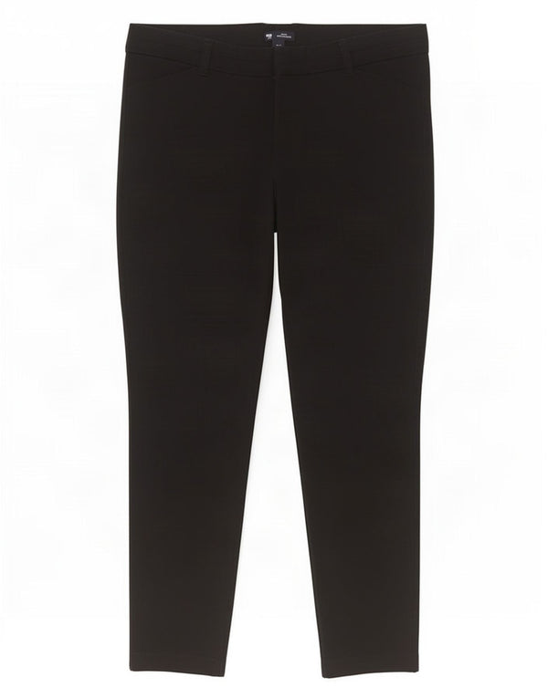 Gap Womens Slim Casual Trousers UK 18 XL W36 L28 Black Cotton