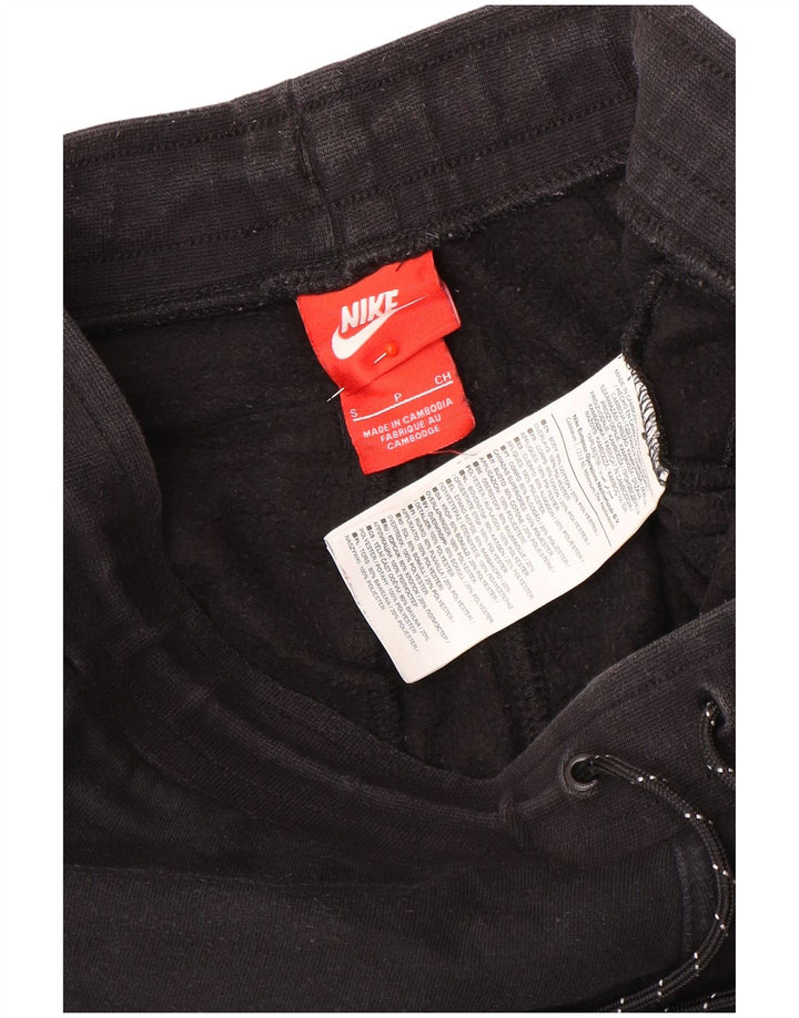 Nike Mens Tracksuit Trousers Joggers Small  Black Cotton
