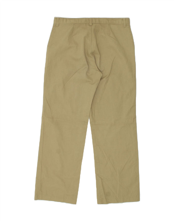 DICKIES Womens Straight Chino Trousers W32 L29  Beige Polyester Vintage Dickies and Second-Hand Dickies from Messina Hembry 