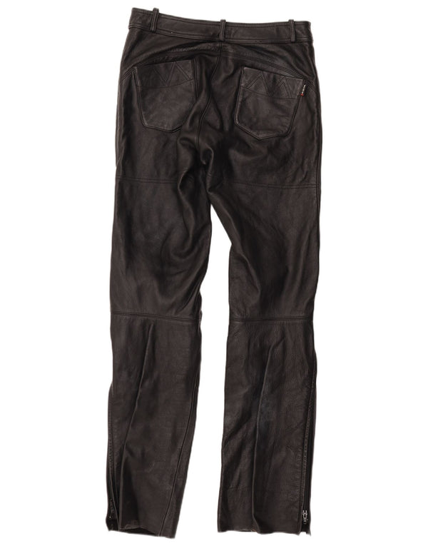Richa Womens Moto Racer Leather Trousers UK 14 Large W30 L35 Black Leather