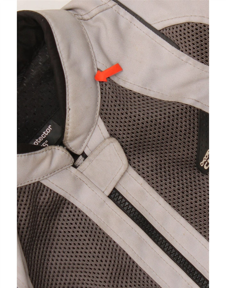 Clover Womens Graphic Racer Jacket UK 6 XS Multicoloured Colourblock