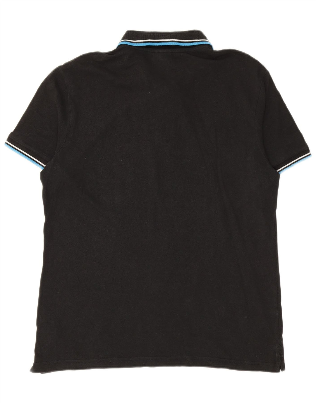 DIADORA Mens Polo Shirt XL Black Cotton