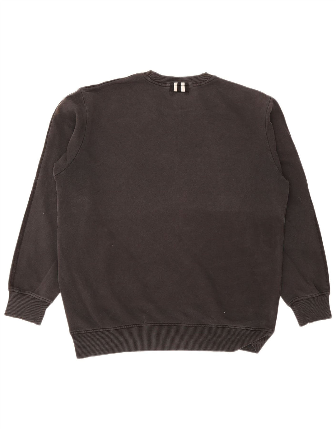 Adidas Mens Sweatshirt Jumper Large Grey Cotton