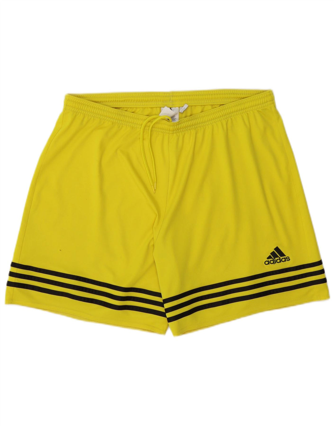 Adidas Mens Climalite Sport Shorts Large Yellow Polyester