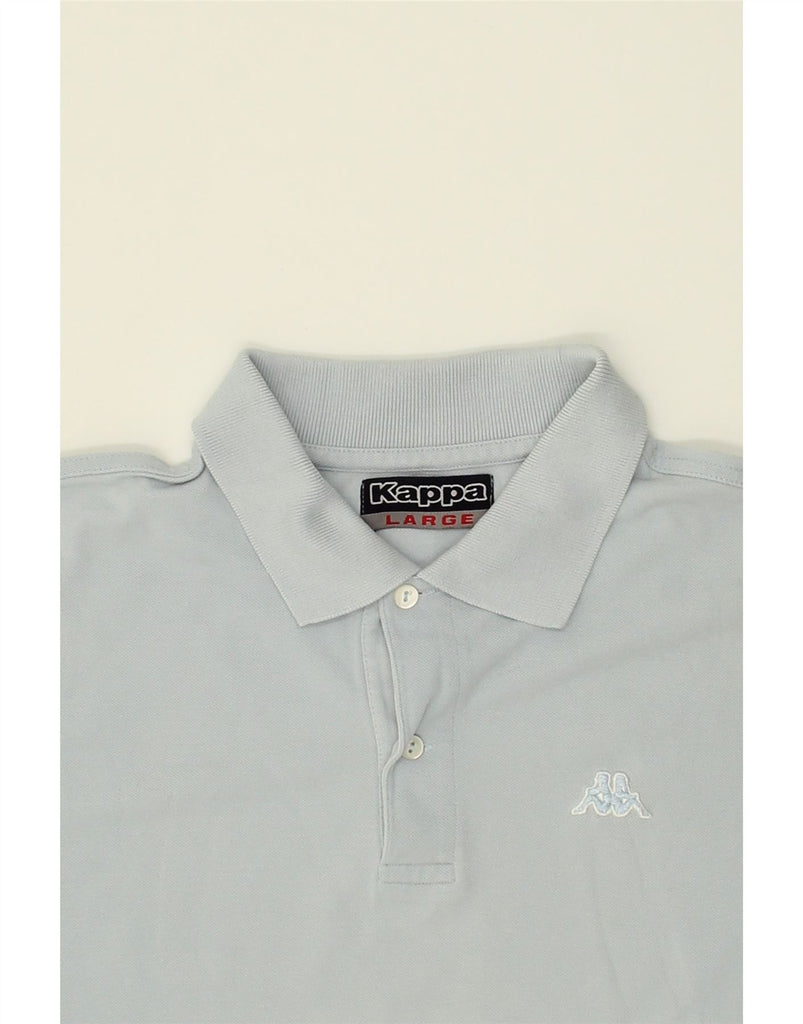 KAPPA Mens Polo Shirt Large Grey Cotton | Vintage Kappa | Thrift | Second-Hand Kappa | Used Clothing | Messina Hembry 