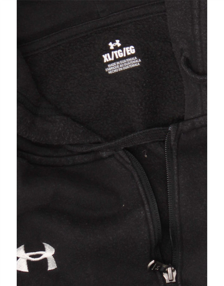 Under Armour Mens Zip Hoodie Sweater XL Black