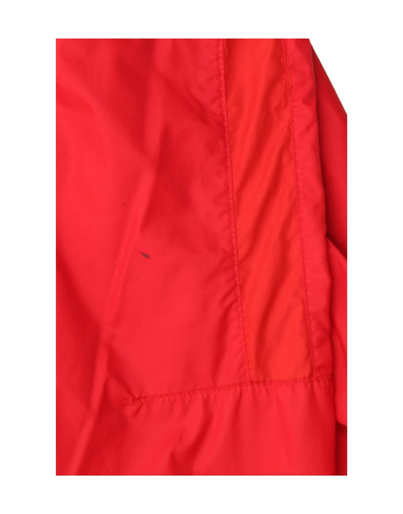 NIKE Mens Hooded Rain Jacket UK 40 Large Red Nylon Vintage Nike and Second-Hand Nike from Messina Hembry 