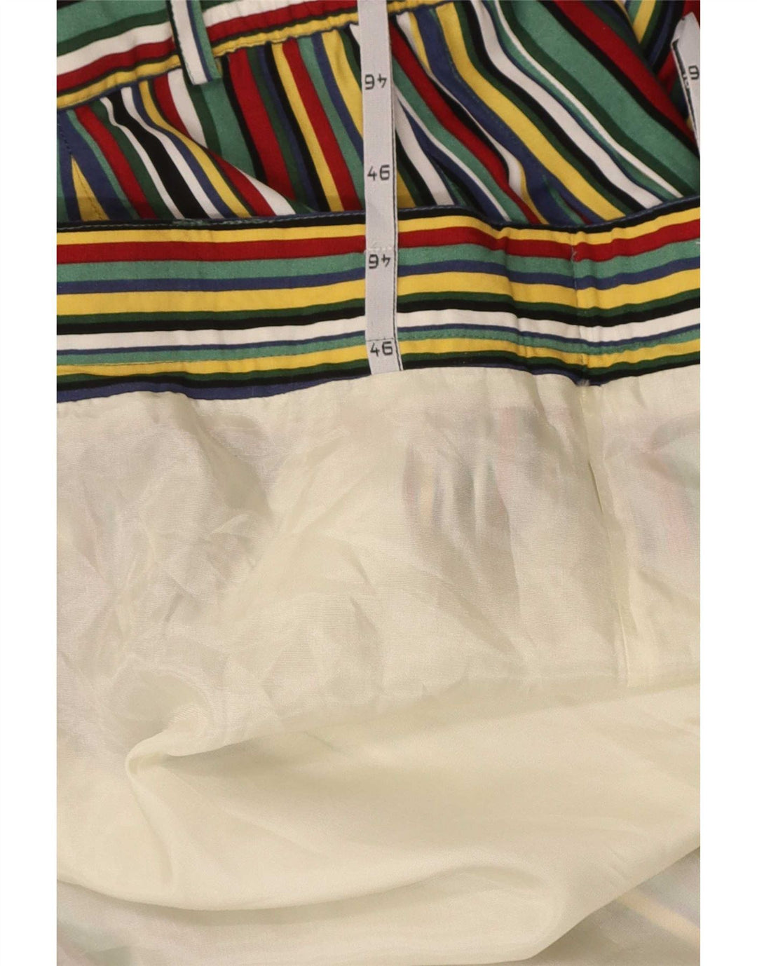 Gerry Weber Womens Pleated Skirt EU 46 XL W32 Multicoloured Striped