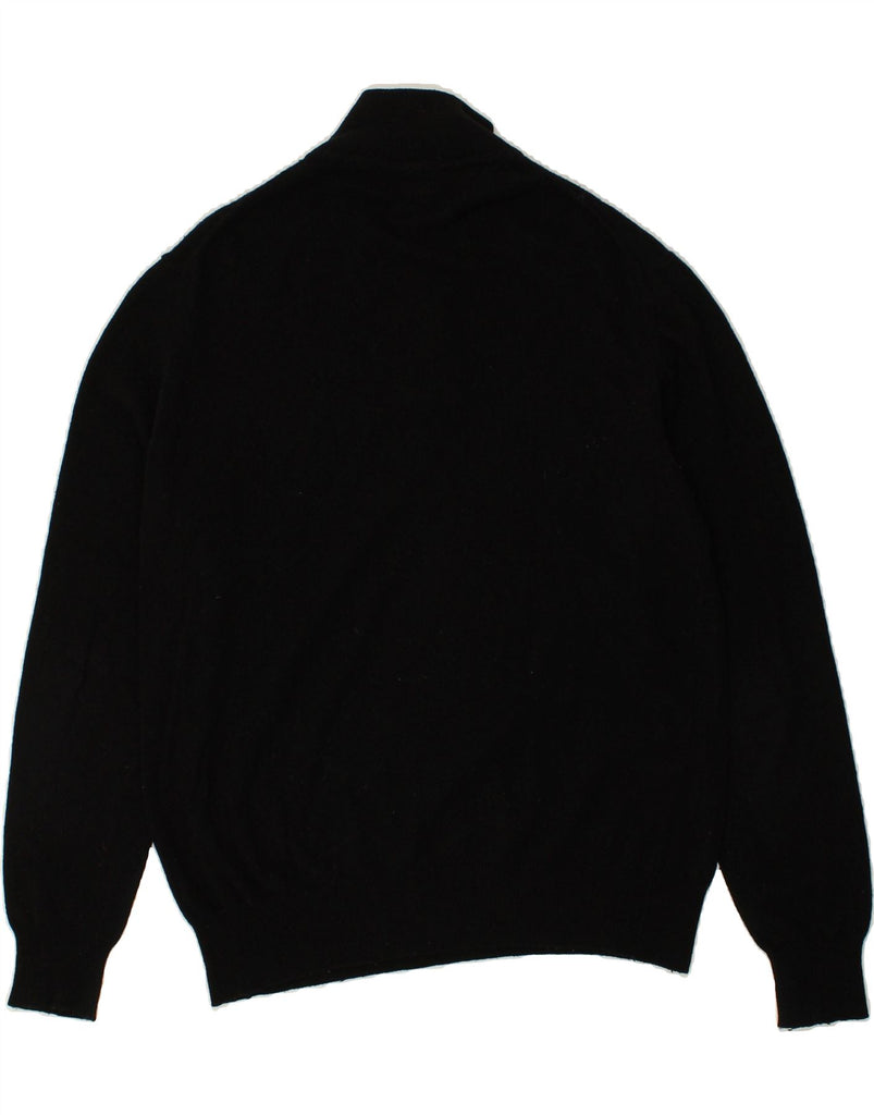 FILA Mens Zip Neck Jumper Sweater Large Black Wool | Vintage Fila | Thrift | Second-Hand Fila | Used Clothing | Messina Hembry 