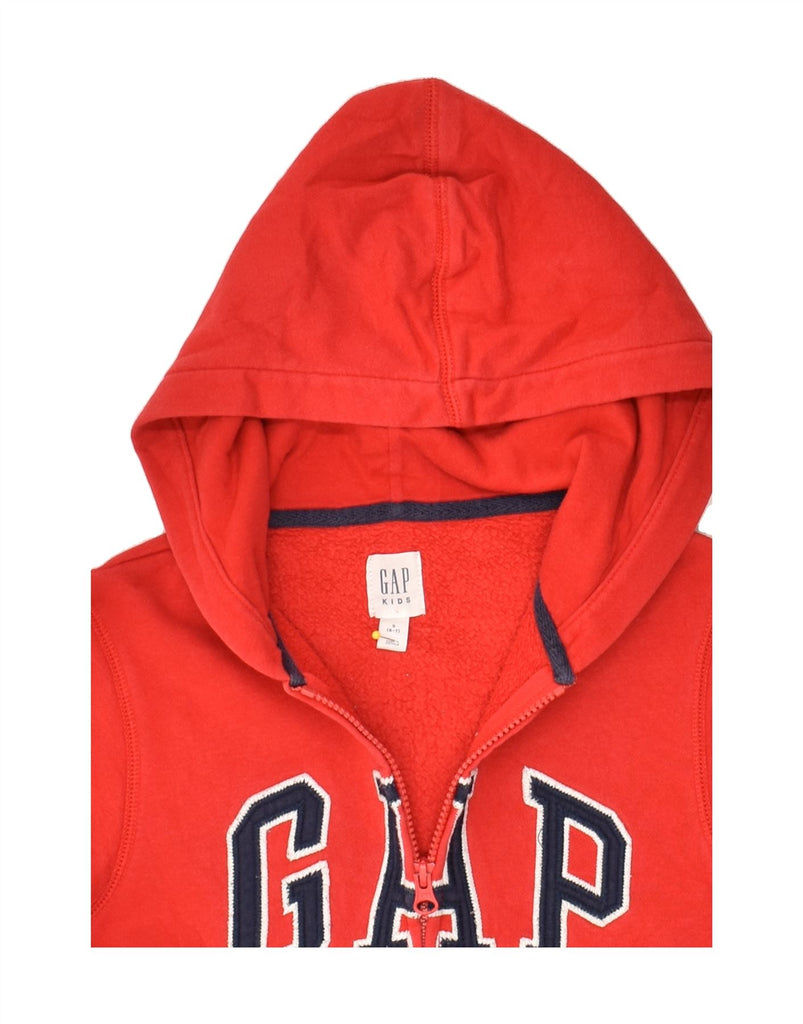 GAP Boys Graphic Hoodie Jumper 6-7 Years Small  Red Cotton | Vintage Gap | Thrift | Second-Hand Gap | Used Clothing | Messina Hembry 