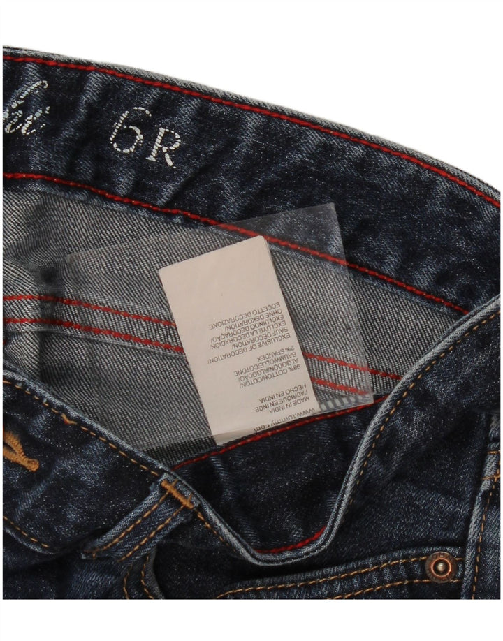 TOMMY HILFIGER Womens Straight Jeans US 6 Medium W34 L31 Blue Cotton