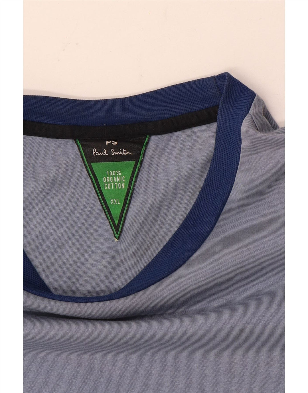 Paul Smith Mens T-Shirt Top 2XL Black Colourblock Cotton