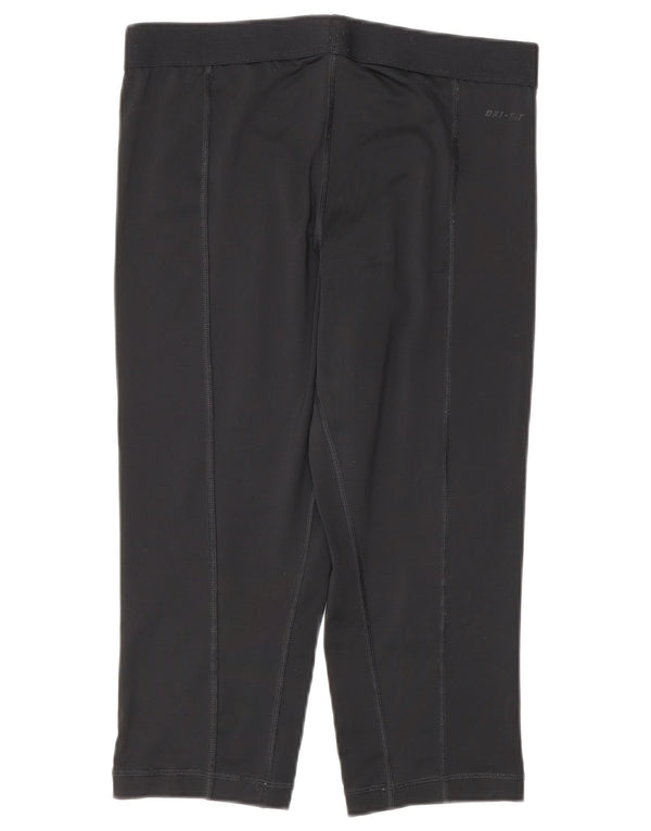 Nike Womens Capri Leggings UK 12 Medium Black