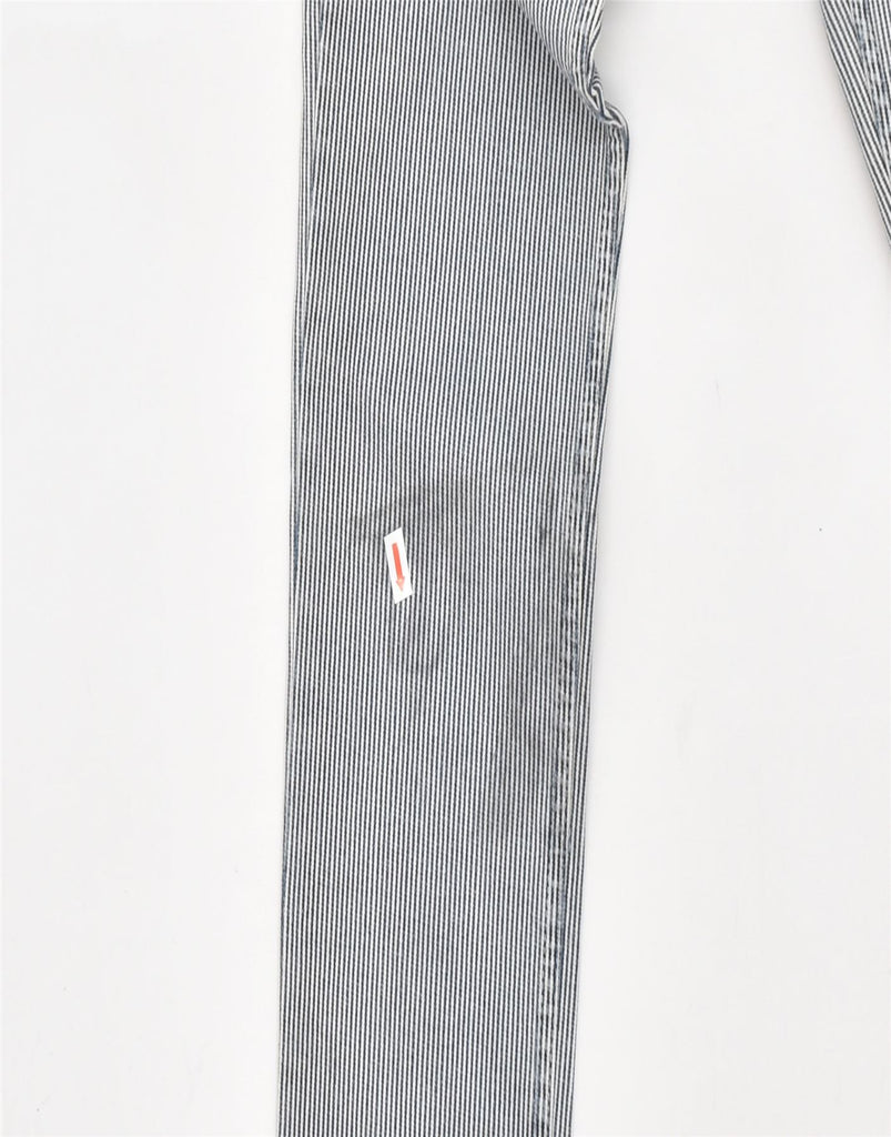 LEVI'S Womens Slim Jeans  W30 L30 Grey Striped Cotton | Vintage | Thrift | Second-Hand | Used Clothing | Messina Hembry 