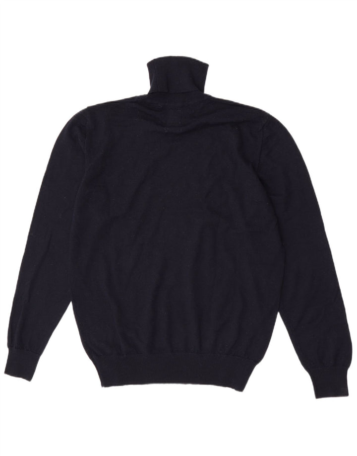 Murphy & Nye Womens Regular Fit Roll Neck Jumper Sweater XL Navy Blue