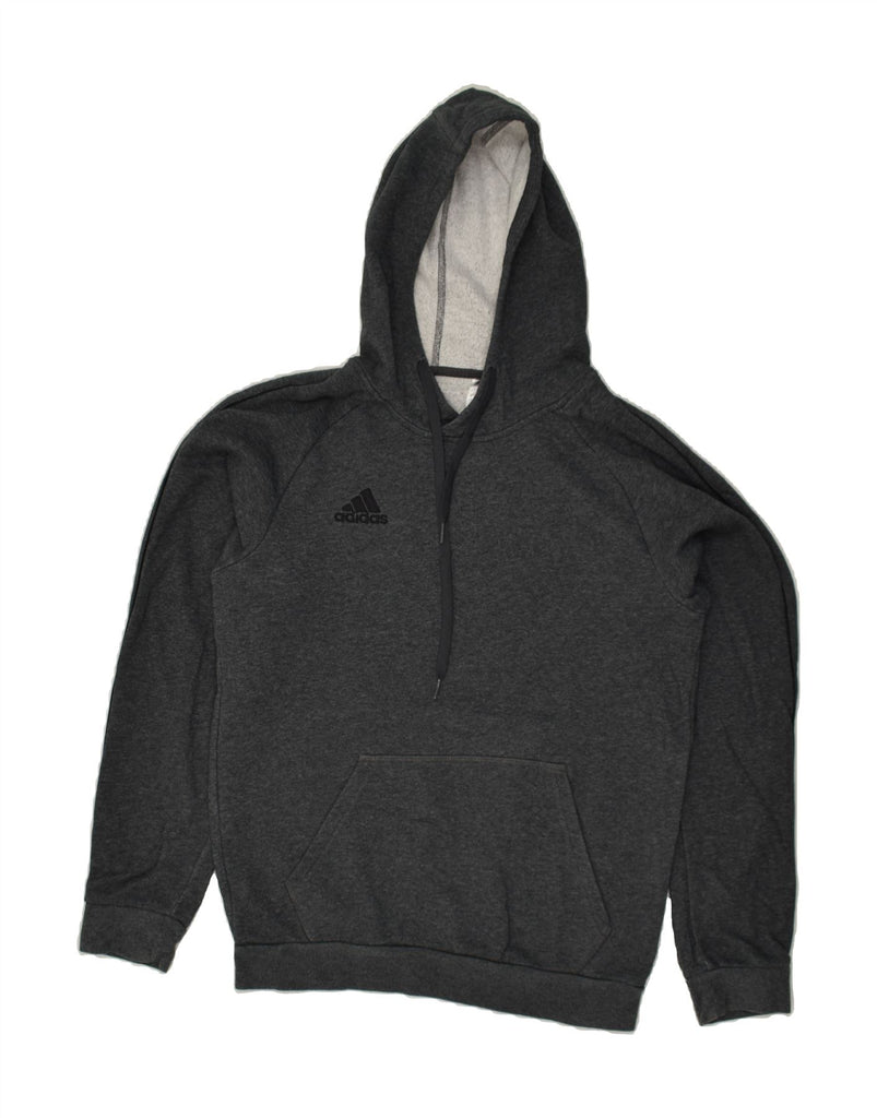 ADIDAS Mens Hoodie Jumper Small Grey | Vintage Adidas | Thrift | Second-Hand Adidas | Used Clothing | Messina Hembry 