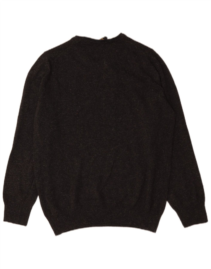 Refrigiwear Womens Crew Neck Jumper Sweater UK 14 Medium Grey
