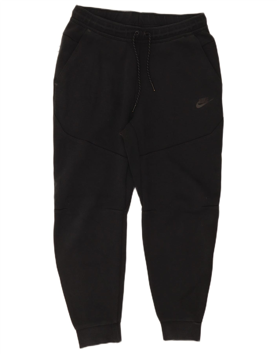 Nike Mens Tracksuit Trousers Joggers Medium Black Cotton