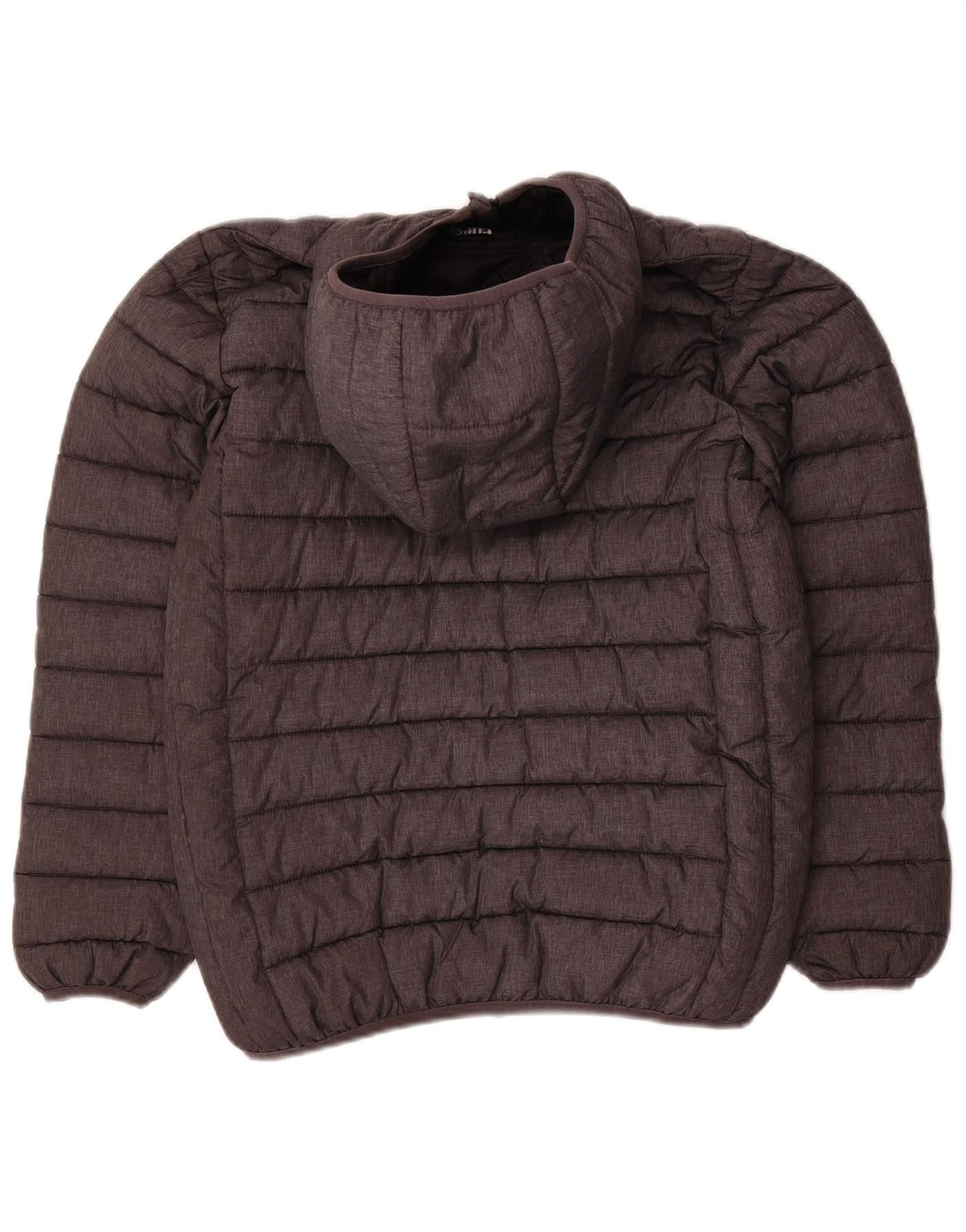 Ellesse Boys Hooded Padded Jacket 12-13 Years Grey Polyamide