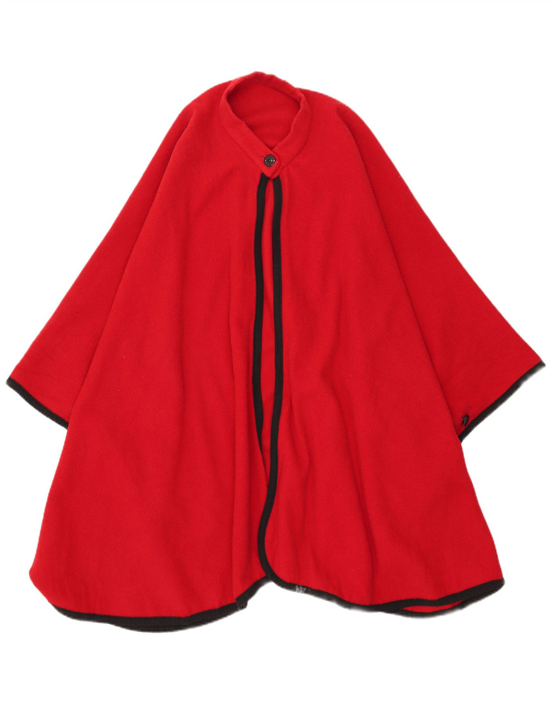 Vintage Womens Poncho Coat One Size Red