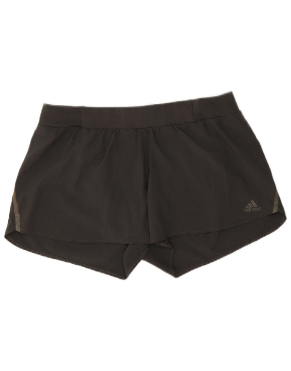 Adidas Womens Climalite Sport Shorts UK 14 Large Grey