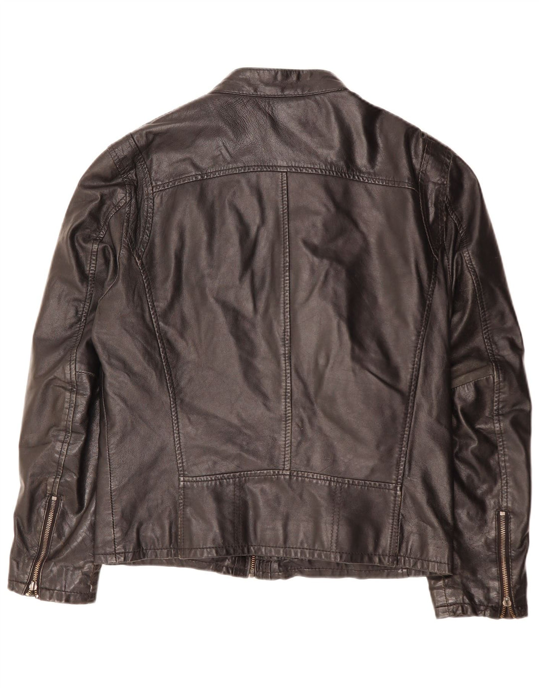 Gypsy Womens Leather Jacket UK 16 Large Black Leather