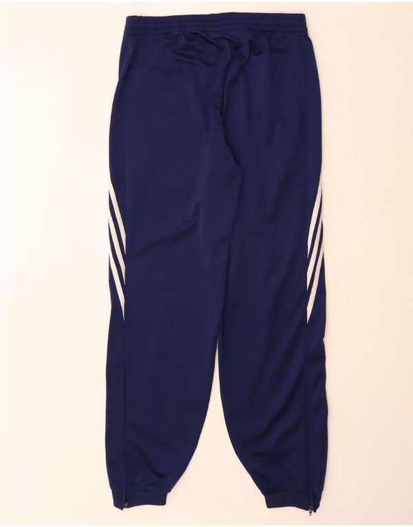 ADIDAS Mens Tracksuit Trousers Joggers Medium  Navy Blue Polyester