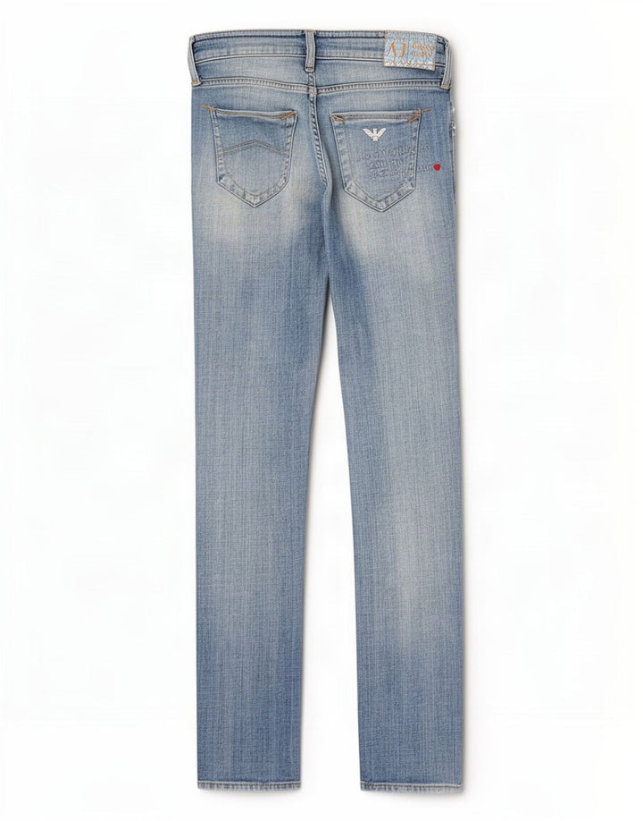 Armani Womens Skinny Jeans W27 L32 Blue