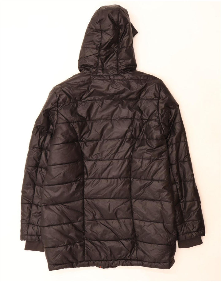 Puma Womens Hooded Padded Coat UK 18 XL  Black