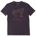Guess Mens Graphic T-Shirt Top Medium Navy Blue