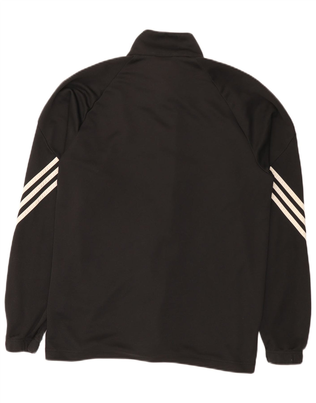 Adidas Mens Climalite Tracksuit Top Jacket Medium Black Polyester