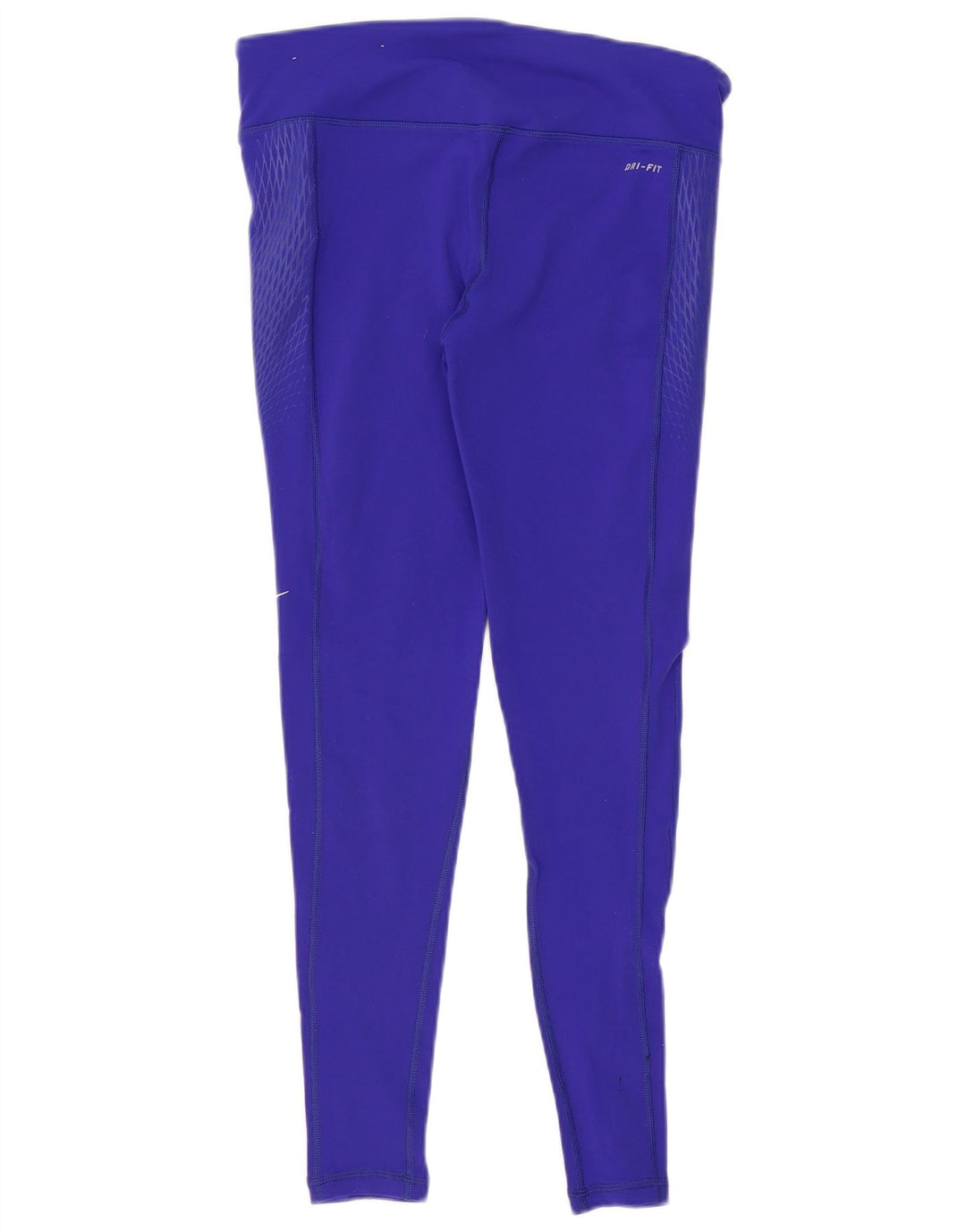 NIKE Womens Dri Fit Leggings UK 14 Medium Purple Nylon