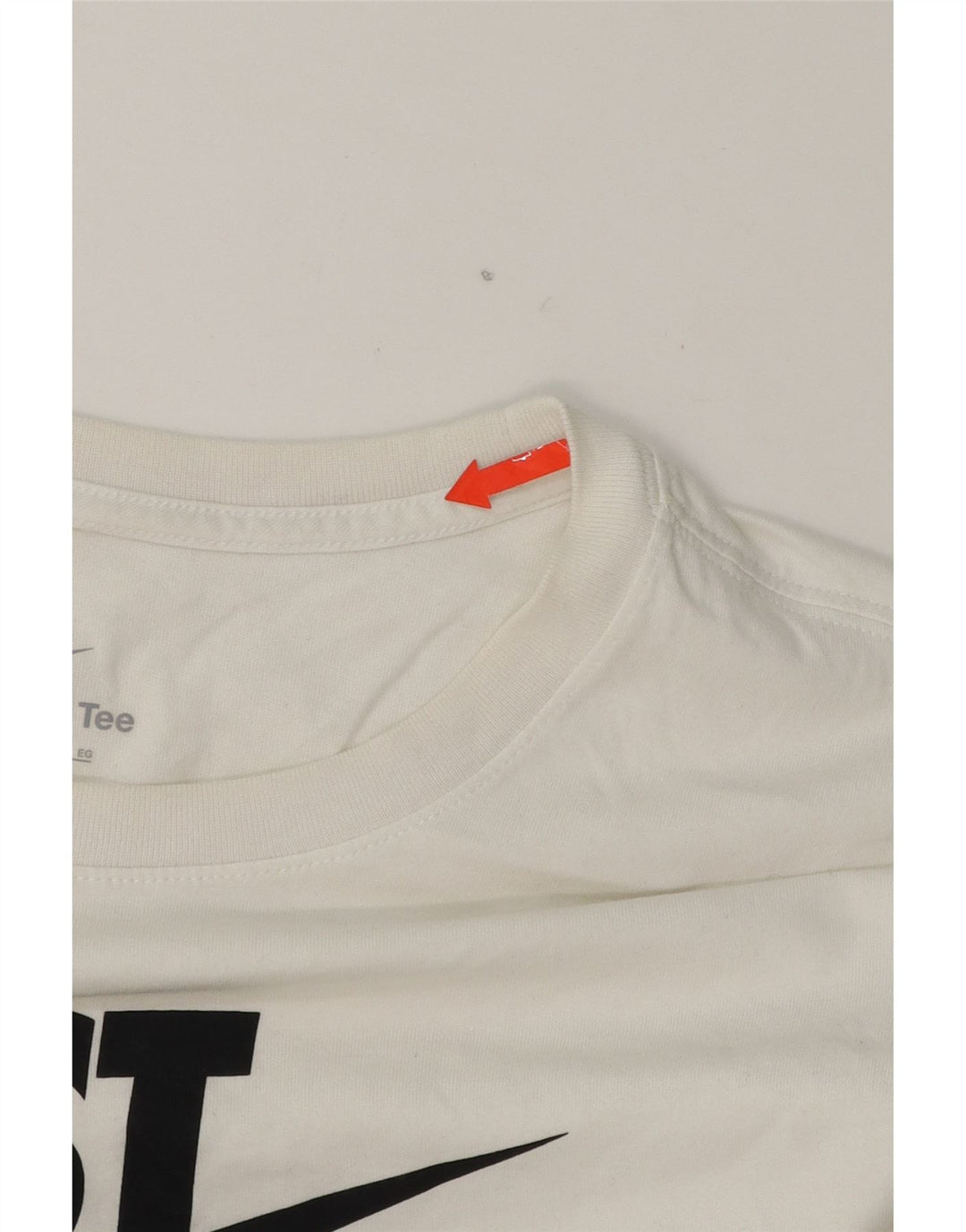 NIKE Mens Graphic T-Shirt Top XL White Cotton Vintage Nike and Second-Hand Nike from Messina Hembry 