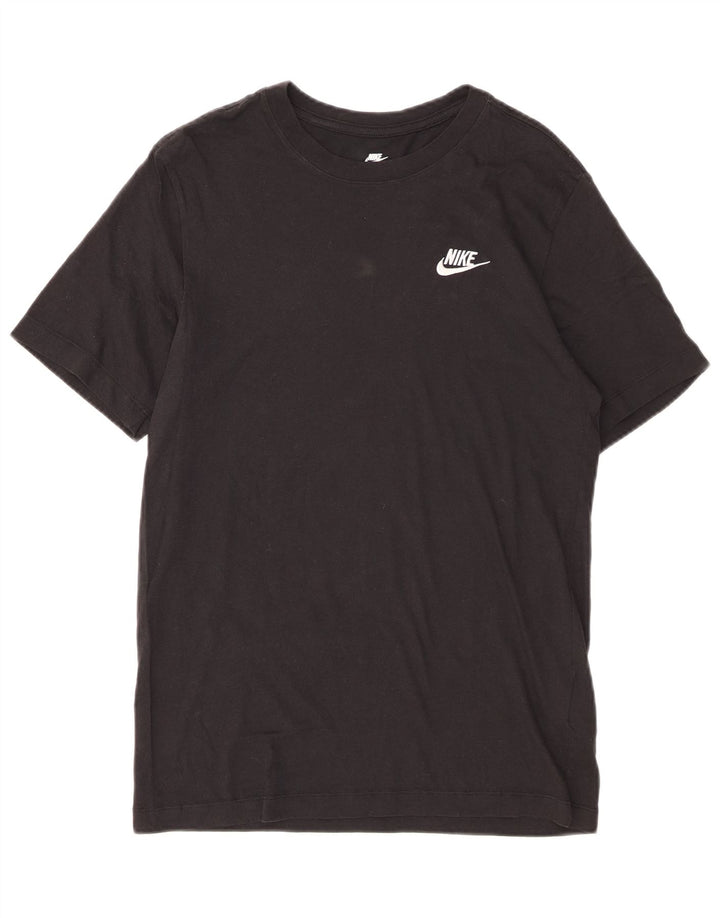 Nike Mens T-Shirt Top Small Black Cotton