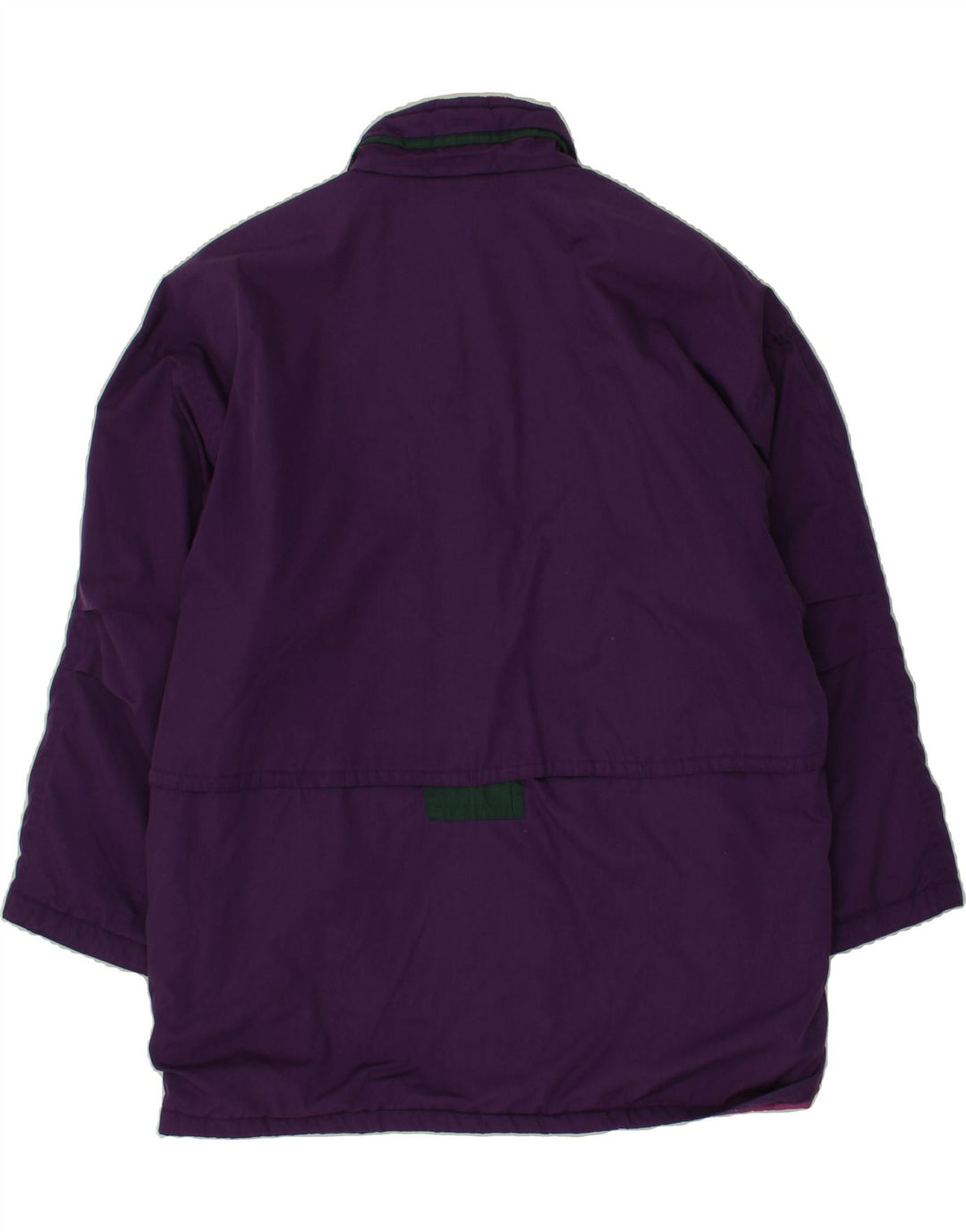 VINTAGE Womens Oversized Windbreaker Coat UK 16 Large Purple Cotton Vintage Vintage and Second-Hand Vintage from Messina Hembry 