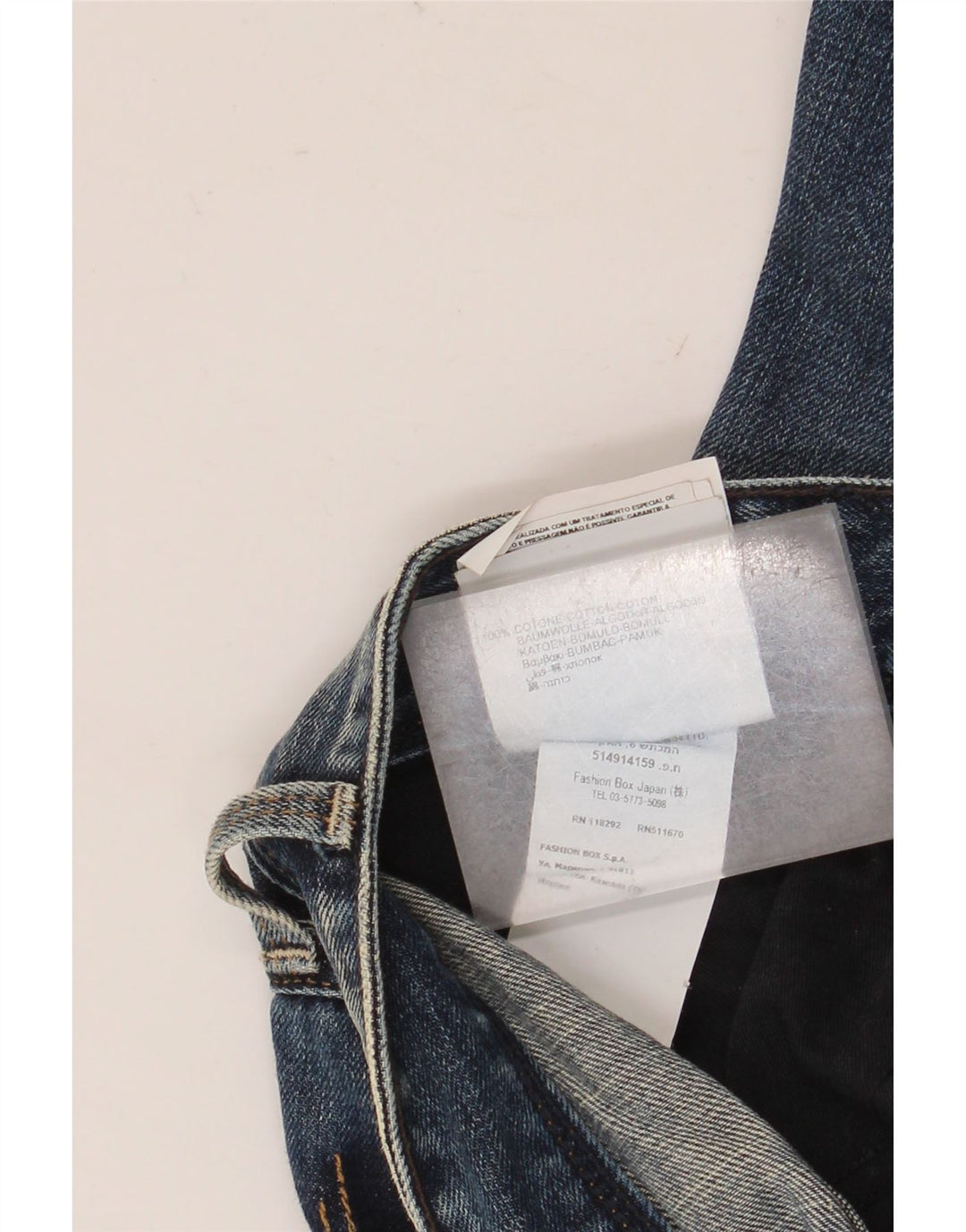 Replay Womens Distressed Slim Jeans W29 L32 Navy Blue Cotton