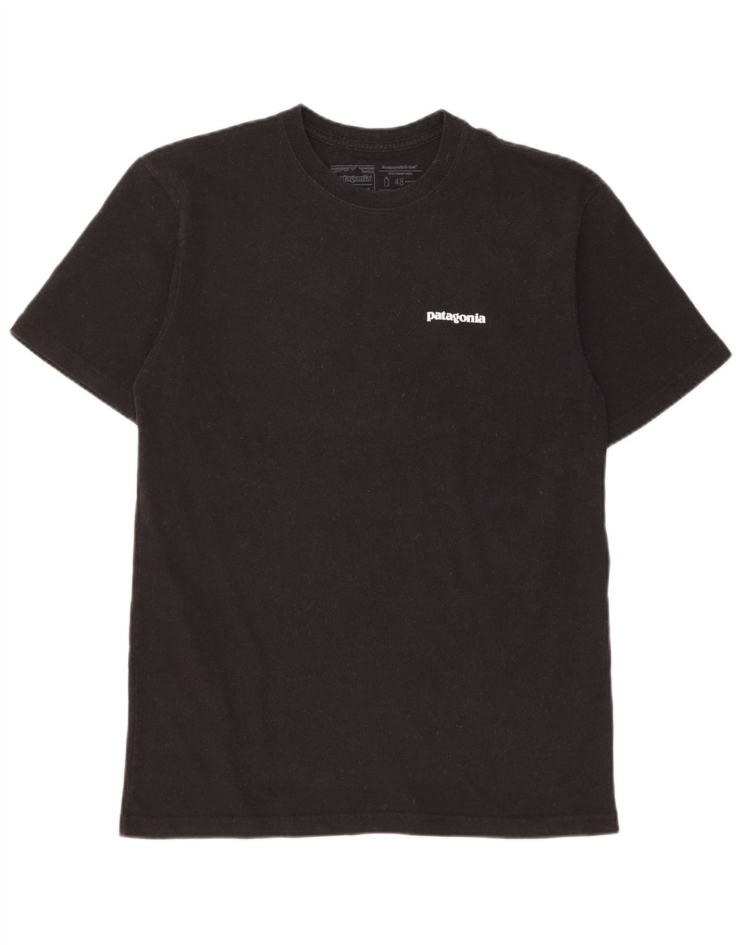 Patagonia Mens Graphic T-Shirt Top Small Black Cotton