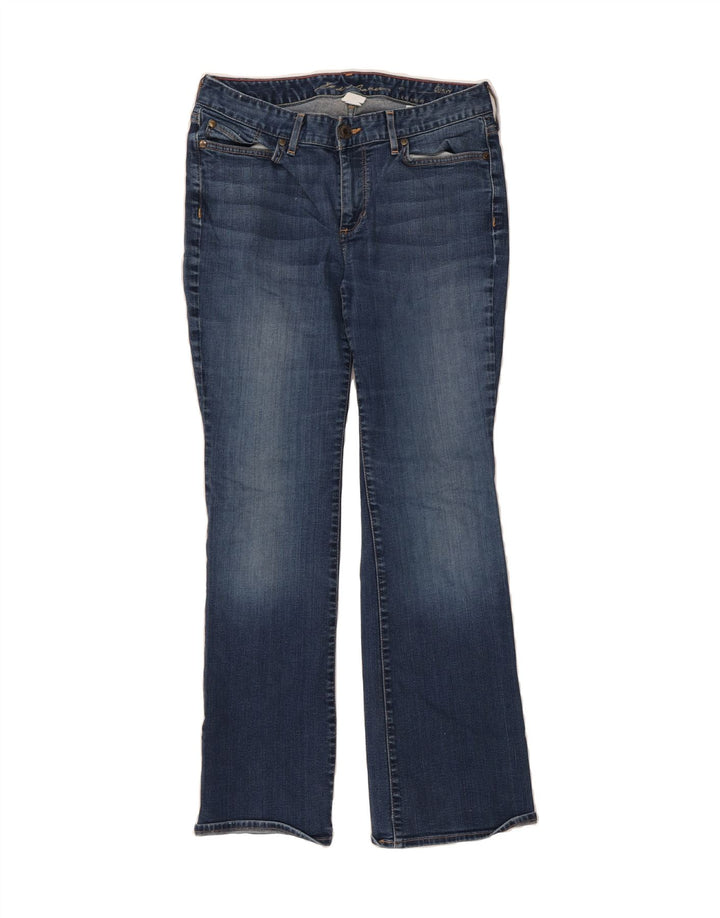 EDDIE BAUER Womens High Rise Curvy Bootcut Jeans US 10 Large W27 L30 Blue Vintage Eddie Bauer and Second-Hand Eddie Bauer from Messina Hembry 