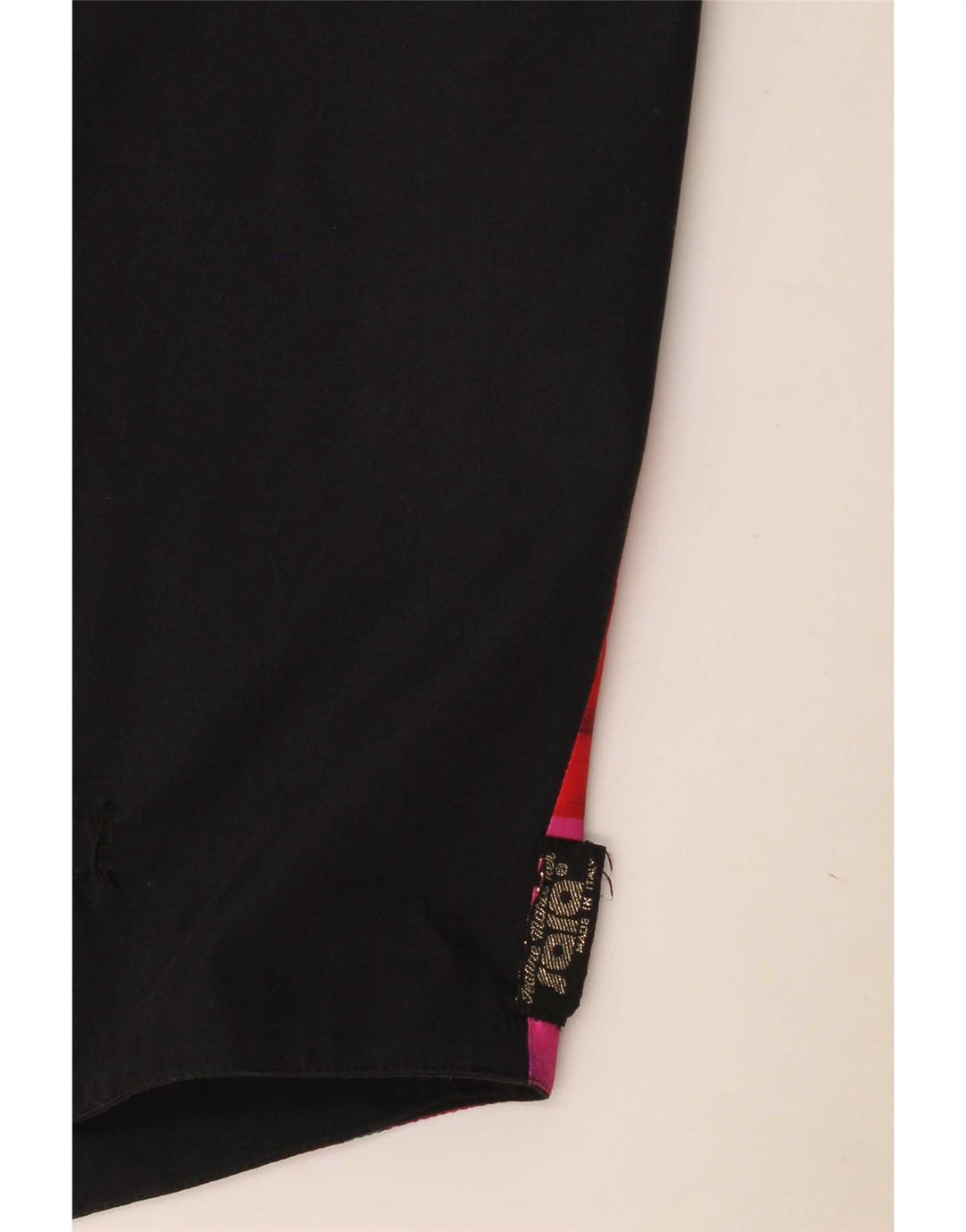Vintage Mens Waistcoat Small Black Geometric Retro