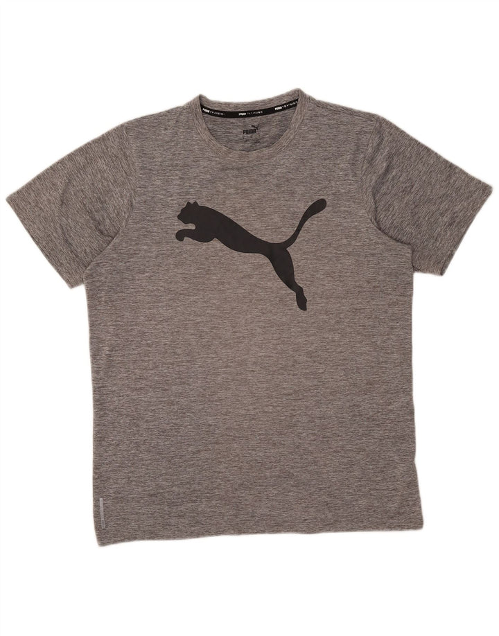 Puma Mens Graphic T-Shirt Top Medium Grey