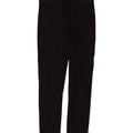 Zara Womens Slim Casual Trousers Small W26 L28 Black Polyethylene