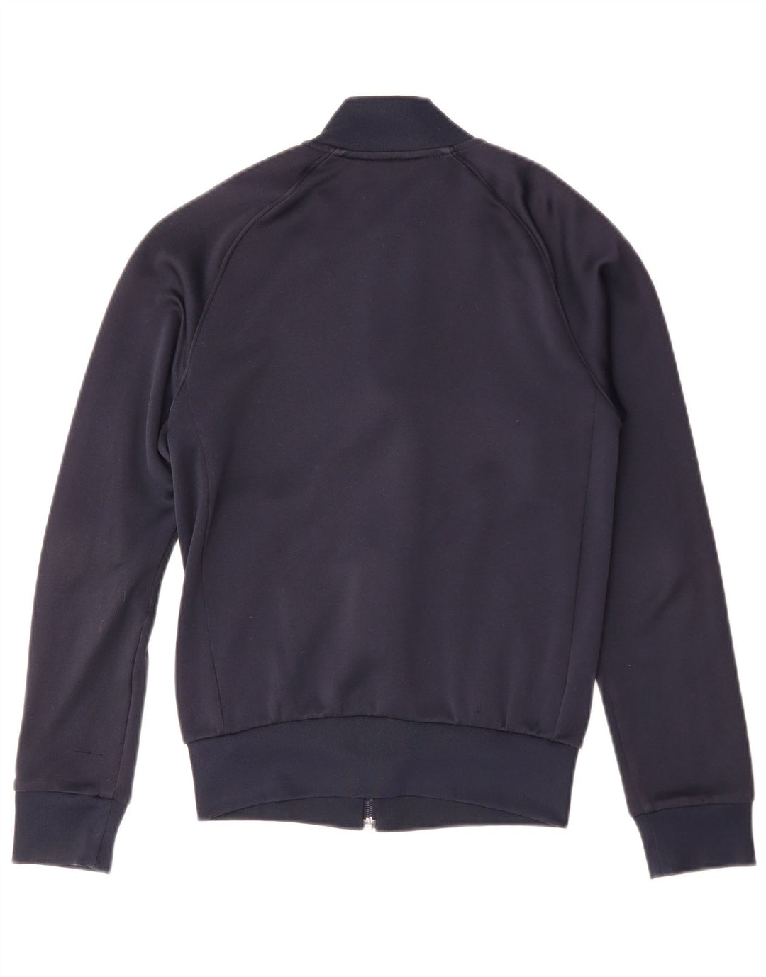 Adidas Mens Tracksuit Top Jacket Small Navy Blue Polyester