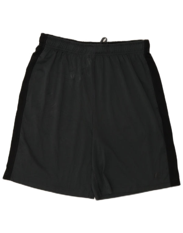 Russell Athletic Mens Sport Shorts Medium Grey Colourblock Polyester