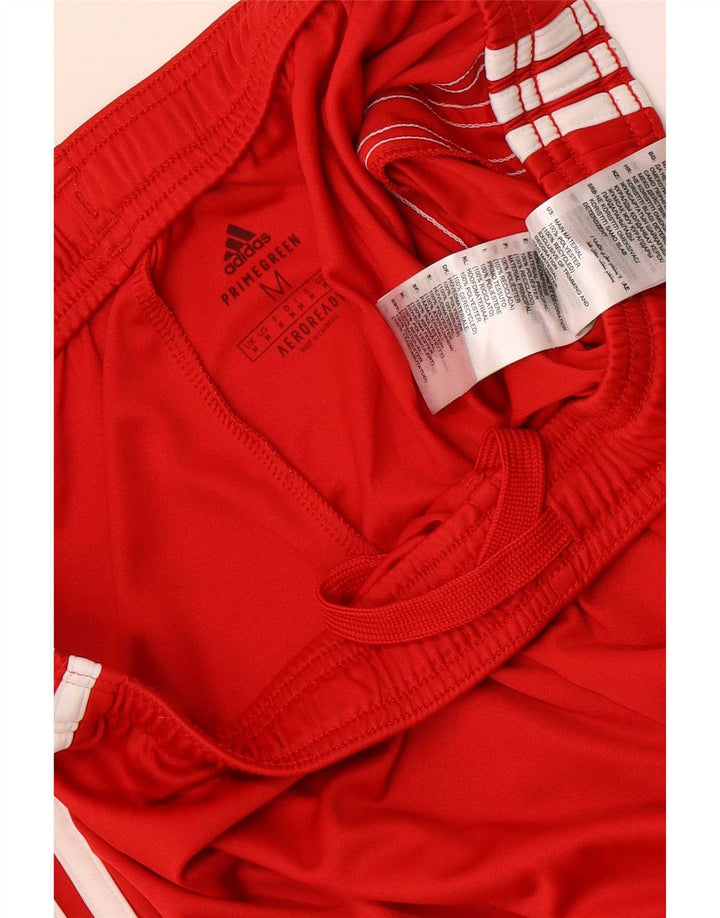 Adidas Mens Aeroready Sport Shorts Medium Red Polyester