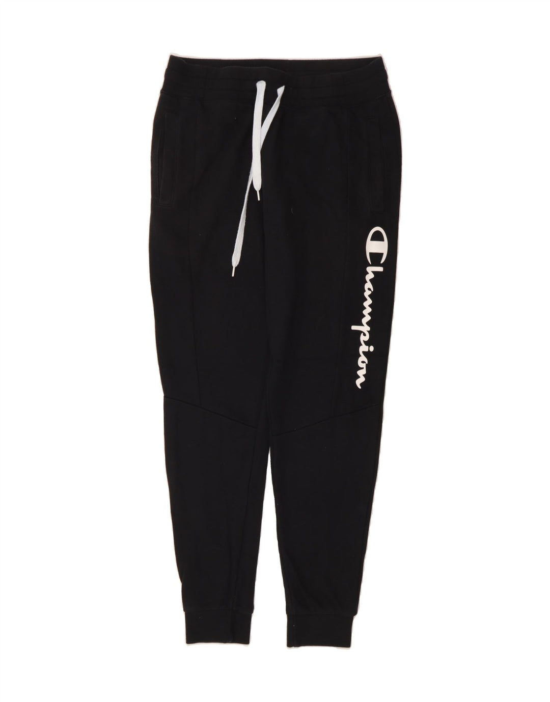CHAMPION Mens Tracksuit Trousers Joggers Small Black Cotton Vintage Champion and Second-Hand Champion from Messina Hembry 